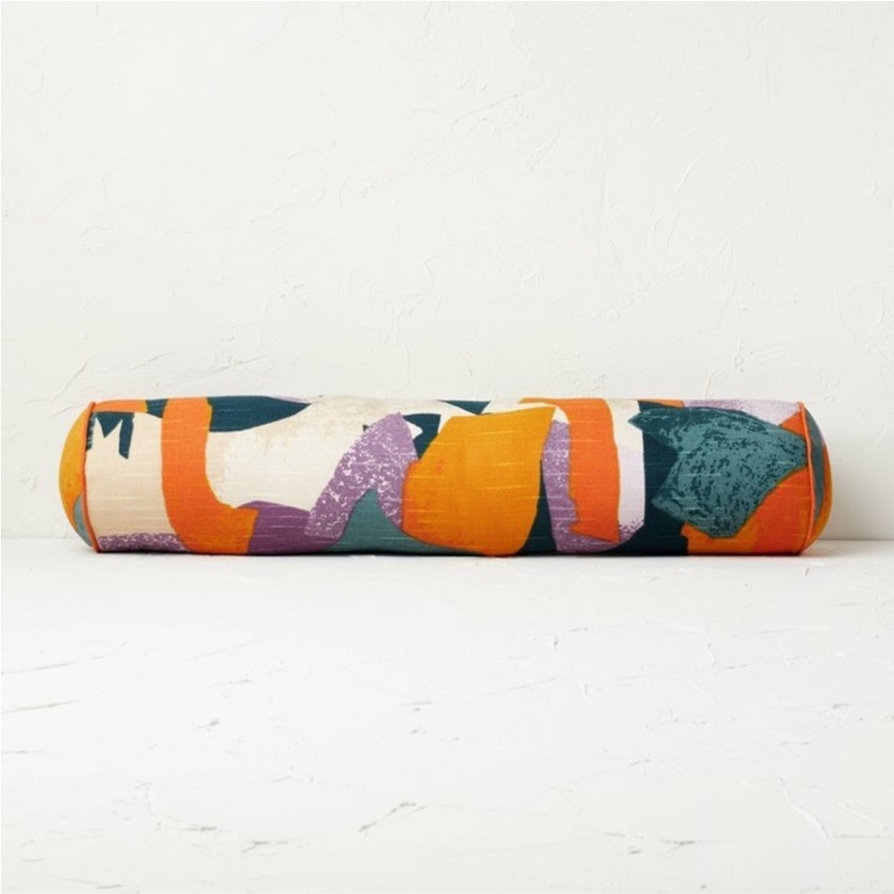 OPALHOUSE + JUNGALOW OVERSIZED BOLSTER DECORATIVE PILLOW